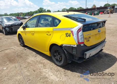 2013 Toyota Prius Two из США, поврежденный, VIN JTDKN3DU0D5575913
